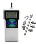 Pro Grade Digital Force Gauge With Backlit Display, Portable Push-Pull Meter For Peak Hold And Real-Time Measurements, A No-Fuss Thrust Meter For Insertion And Extraction Force Testing On The Go, with attachments