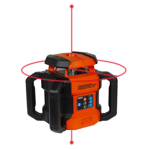 Jobsite Ready Self Leveling Red Dual Slope Rotary Laser System With 4,000 Ft Range IP67 Tough As Nails And Impact Resistant To 6 Ft
