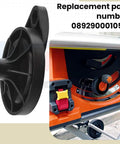 Two Pack Replacement Hand Wheel for Table Saw 089290001054 Fits Model R4513 Durable Steel Wheel shown installed on table saw