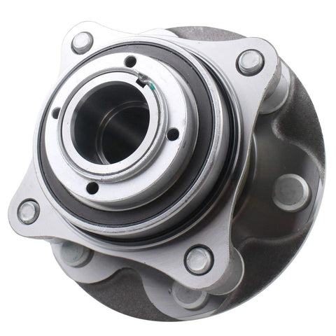 Two Pack Front Wheel Bearing And Hub Assembly 515040 2WD Bolt On Direct Replacement Fits Toyota 4Runner 2003 To 2016 FJ Cruiser 2007 To 2009 Hilux 2005 To 2017 Tacoma 6 Lug With ABS, close-up view