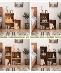 Stackable Wood Storage Cubes For Home And Office Organization Open Cubby Shelves For Books Clothes Toys Bins And Baskets Modular Shelving System Space Saving Multi Purpose Storage For Closet Living Room Dorm And Garage shown in bedroom arrangement