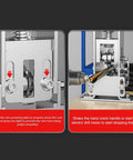 Ergonomic Wire Stripping Machine With Anti-Slip Handle Heavy Duty Hand Tool For Electric Manual Use fast cable stripping process overview