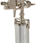 HVLP Paint Sprayer Gun With Pattern And Fluid Control, Portable Handheld Sprayer, 20 Ounce Gravity Feed Canister, stainless needle
