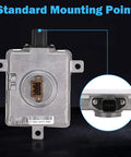 Xenon HID Headlight Ballast With Igniter And D2S Bulb Replacement For Acura TL TSX ILX showing standard mounting point