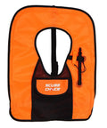 Adult Snorkel Vest With Front Pocket And Safety Whistle Lightweight Inflatable Buoyancy Aid Adjustable Straps For Comfortable Fit Over 200 Pounds Portable Orange X Large Snorkeling Gear For Swimming And Diving