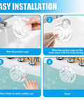 Easy installation instructions for Deep Soak Tub Overflow Drain Cover With Heavy Duty Suction Seal That Adds Inches To Your Bathtub For The Ultimate Spa Vibe Easy Push Install Clear Finish Total Bathroom Game Changer.