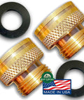 Vacuum Breaker Hose Adapter Turns An Anti Siphon Spigot Into A Straight Through Connection, Easy Garden Hose Conversion, Made In USA