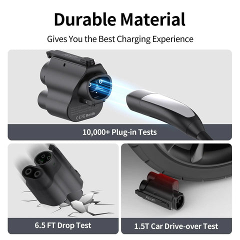 Top Shelf Nacs To Ccs1 Adapter For Blazing Fast Electric Charging with sturdy design and testing visuals for durability.
