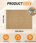 Nonstick PTFE Teflon Sheets For Heat Press 16x20, 10 Pack, Reusable Double Sided Sheets For T Shirts Hats Sublimation