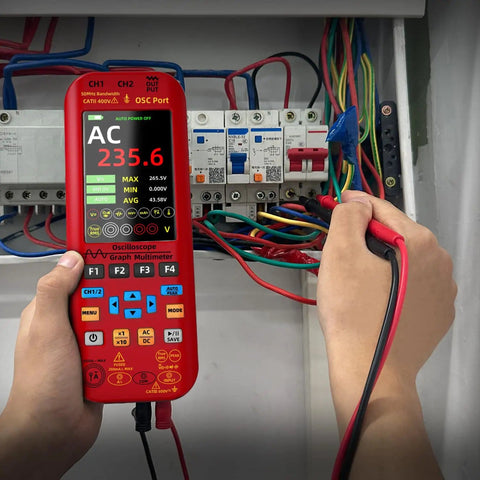 Using 2 Channel Digital Handheld Oscilloscope With 50MHz Bandwidth And 250MSaS Real Time Sampling in circuit diagnostics
