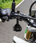 Winch Rocker Switch Kit For ATV And UTV 12V Weatherproof mounted on handlebar with bracket