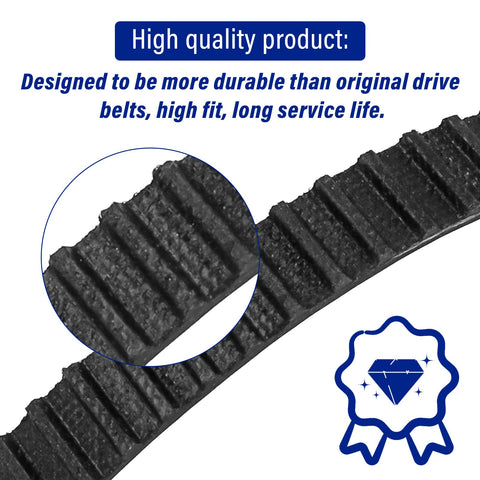 Close-up of Toothed Drive Belt Replacement 848530 Fits 351 352 And 336 337 Variable Speed Belt Sanders with quality icon