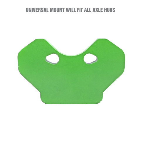 Green universal mount for Wheel Bearing Removal Tool Kit for Axle Bolted Hubs With Reinforced Striking Plate And Universal Mount