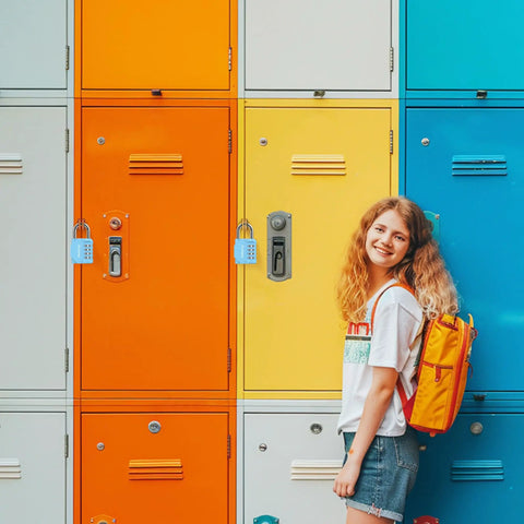 Four Digit Outdoor Waterproof Padlock For Locker And Storage A Tough Zinc Alloy Lock That Keeps School Gym Sports Fence Toolbox Gate Case Cabinets Secure And No Sweat Peace Of Mind When You Are Away securing colorful lockers
