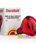 Near Infrared Red Light Therapy Bulb 250W 120V NIR A with packaging for home wellness