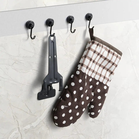 Heavy Duty Magnetic Hooks Neodymium Magnets 30Lbs Strength Rust Proof For Fridge Or Refrigerator Oven Grill Kitchen Tools Holder