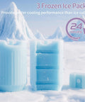 Reusable Breastmilk Storage Bottle With Insulated Cooler Keeps Baby Feed Fresh For 24 Hours Travel Ready Mom Hacks Best Steal with three frozen ice packs for extended cooling.