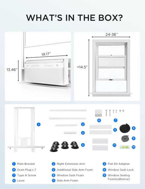 Ultra Quiet 12000 BTU U Shape Window Air Conditioner With Dead Quiet Smart Inverter Delivers No Sweat Cooling To Rooms Up To 550 Square Feet Slashes Electric Bills By 37 Percent Daily