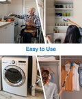 foldable reacher grabber set used for home tasks like kitchen, laundry, and closet; easy to use for seniors and limited mobility.