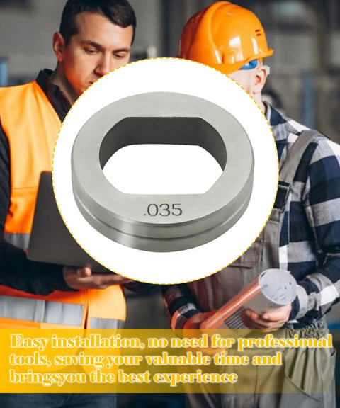 Premium.035 Smooth V Groove Drive Roll Replacement For Mig Welders Handles Wire Feeding Like A Charm Replaces Old Rollers Quickly And Easily For Better Welding Performance Durable And Reliable Choice .035 metal MIG welder drive roll