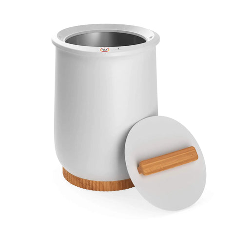 Ultra Large Portable Towel Warmer Bucket Hot Towel Warmer For Bathroom With Deep Bucket Design and wooden lid