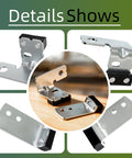 46 Inch Deck Brake Assembly Replacement For T Bilt MTD Craftsman Yard Machines Yard Man Lawn Tractors And More Replaces 98304525 98304511 And A Breeze To Install, showing angles and details.