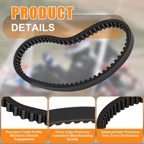 30 Series Go Kart Drive Belt For 5 To 7 HP Engines Beef Up Your Ride Compatible With Manco 5959 Comet 203589 Coleman KT196 Murray 12 8487 And Other Torque Converter Setups Pack Of 3