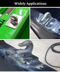 Three Eighths Inch Weld On Grab Hooks Four Pack Heavy Duty Clevis Hooks G70 Tractor Bucket Hooks for Car and Trucks