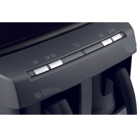 Kickstart Your Daily Routine With This Nifty Double Cup Coffee Maker That Uses Gentle Steam To Whip Up Bold Espresso Smooth Lattes And Rich Cappuccino In A Jiffy Easy On Off Switch For Compact Kitchens And Busy Workspaces - Close-up of controls on the steam coffee maker.
