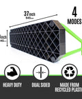 4-In-1 Soccer Rebounder Board For Backyard Training, Portable Dual Surface And Dual Angle Rebounds For Passing And Reaction Drills, Game Ready Soccer Training Equipment, side view