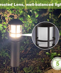Solar Pool Lights For Above Ground Pools, 8-Pack Low-Voltage Pathway Lights, 3W 12V waterproof aluminum in garden at night