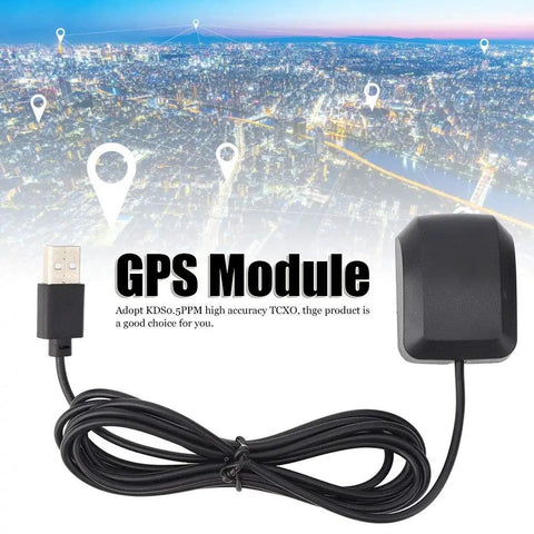 High Precision USB GPS Receiver For Drones And Navigation Projects, RTC Hot Start, 0.5 PPM TCXO, USB interface image