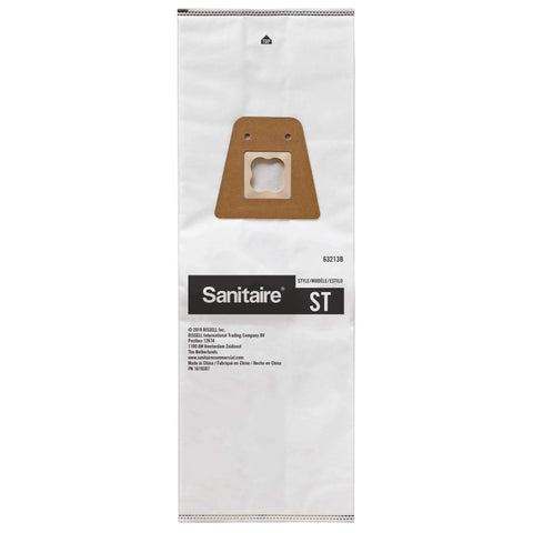 Five Pack ST Style Vacuum Bags That Last Twice As Long As Paper Made With Synthetic Material For Superior Dust Trapping
