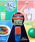 50 Plus Science Experiments Kit for Kids with hands-on STEM activities like turning milk into plastic and popping balloons with lemons
