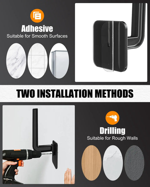 Level Up Your Setup With This Dope 4 Pack Hat Rack Set Featuring Super Strong Adhesive Wall Hooks L Shaped Design For Baseball Caps Keep Your Collection Looking Clean And Tidy With No Drill Installation That Works Like A Charm Black Acrylic Finish Fits