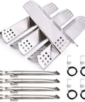Grill Replacement Parts Kit With Heat Plate Shield And Igniter For Nexgrill And Members Mark 720-0830 Series Four Burner Grills