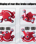 Rear Disc Brake Caliper With Pads For Predator 212 80cc 2.5HP MM-B80 MM-B105 displayed from different angles