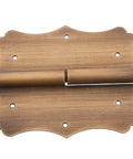 Copper Retro Door Hinges With Decorative Edges For Doors And Windows Heavy Duty Old School Vintage Style Hinges, smooth operation.