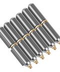 Six Pcs Weld On Bullet Barrel Hinges For BBQ Smoker Carbon Steel Heavy Duty Weldable Hinges Four Inch For Swing Doors Trailers And Ramps