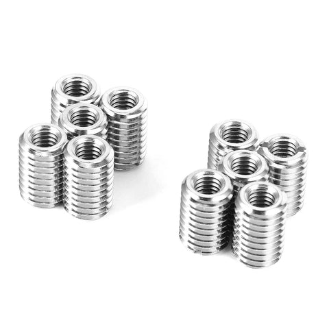 Insert Nut Thread Repair Kit with 10 Pieces for M6 x 1 0 Female and M10 x 1 5 Male Threads in 303 Stainless Steel displayed