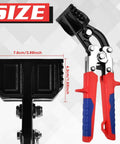 Sheet Metal Hand Seamer 3 Inch Bend Tip Tool For Flattening And Bending Metal with size dimensions