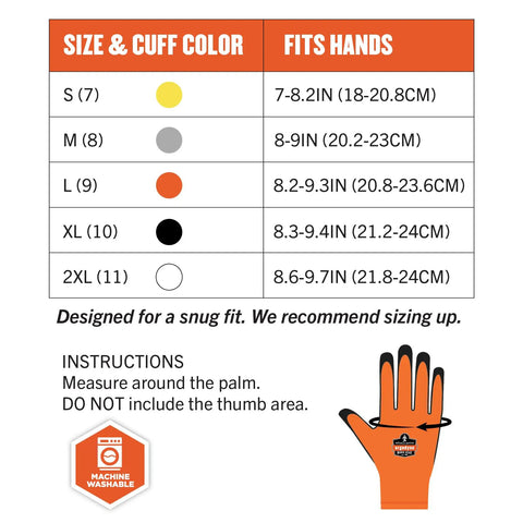 ProFlex 7551 Waterproof Winter Work Gloves With Sandy Nitrile Dipped Palms, Thermal Fleece Lining For Warm Hands, ANSI A5 Cut Resistant, Fully Waterproof Latex Coating For Wet Jobs, Strong Grip Even In Slush