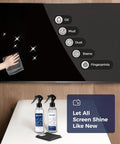 Screen Cleaner Spray Kit With Gel For All Electronics Streak Free Dope Clean Non Drip Formula Works On TV