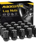 1/2-20 Lug Nuts For Jeep Wrangler JK 1987-2018 Liberty 2002-2012 Grand Cherokee 1993-2010 black closed end solid set