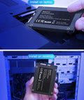 Installing 256GB Internal SSD Upgrade For PC And Laptop SATA III 6Gb/s 2.5 Inch Drive with 3D NAND Flash in laptop and desktop