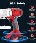 Cordless 21V Metal Shear With Swivel Head Two Speed Cutter For Sheet Metal Cutting 600W Beast Power Tool With 1500mAh Battery For Steel Aluminum And Stainless Steel, with safety lock and 21V battery