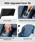 Full Body Massage Chair With Phone Controller And Heart Health Readout Zero Gravity 3D SL Track Recliner With App Control