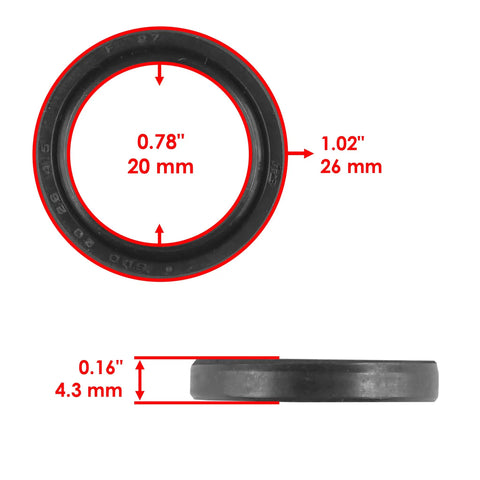 Rear Swing Arm Bushing Kit For Honda Rancher 420 TRX420 2007 2013 And Foreman 500 TRX500 4X4 2012 2013 focus on dust seal dimensions