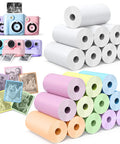 Kids Camera Instant Print Paper Refill, BPA Free and Non Toxic, 20 Rolls of Safe Odor Free Photo Paper for Easy Kid Friendly Snapshots and Quick Print Fun with Every Click, assorted rolls