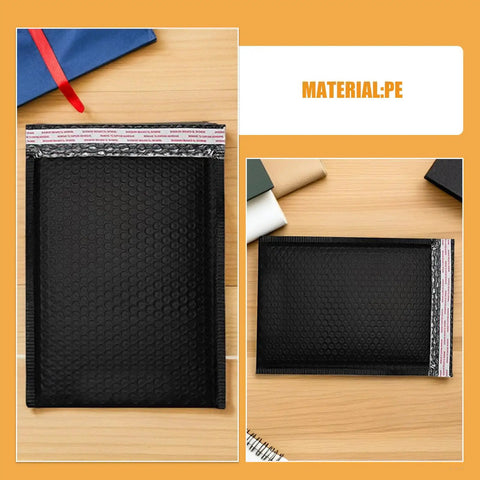 Black Bubble Mailers 50 Pack Padded Shipping Envelopes With Strong Adhesive Closure Oil And Water Resistant Poly Mailers